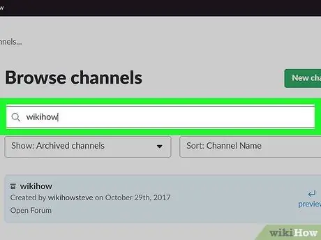 Dearhivirajte Slack Channel na PC -u ili Mac -u Korak 3