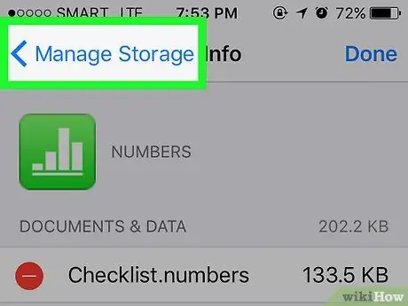 Tanggalin ang Mga App mula sa iCloud Hakbang 9