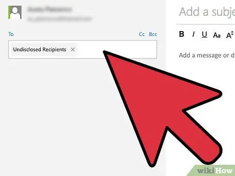 Envieu un correu electrònic als destinataris no revelats Pas 3