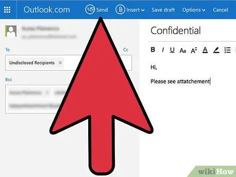 Αποστολή μη γνωστοποιημένου email παραληπτών Βήμα 5