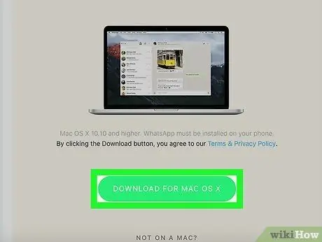 Instalirajte WhatsApp na Mac ili PC 2. korak