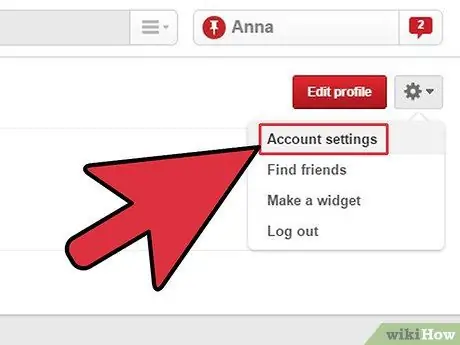 Hubungkan Akun Anda di Pinterest Langkah 2