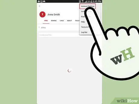 חבר את החשבונות שלך ב- Pinterest שלב 7