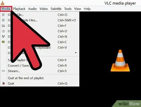 Koristite VLC Media Player za slušanje Internet radija Korak 2