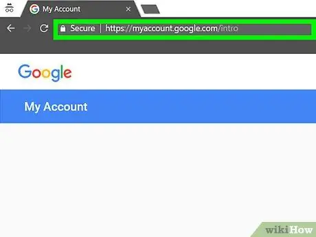 Izbrišite Google ali Gmail račun 1. korak