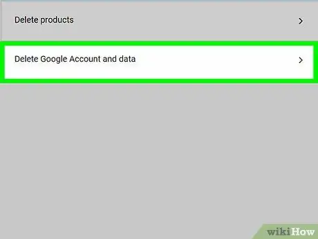 Excluir uma conta do Google ou do Gmail Etapa 5