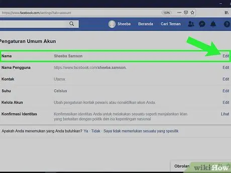 Buat Akaun Nama Tunggal di Facebook Langkah 11