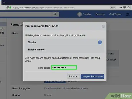 Buat Akaun Nama Tunggal di Facebook Langkah 15