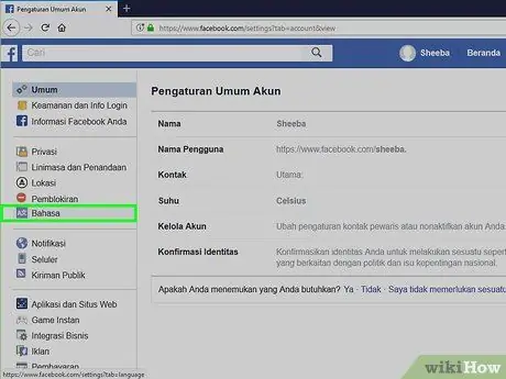 Ustvarite račun z enim imenom na Facebooku 17. korak