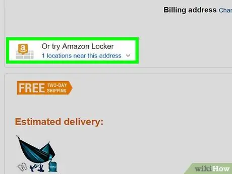 Använd Amazon Locker Steg 2