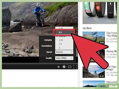 เล่นวิดีโอ YouTube ในแบบสโลว์โมชั่น 3