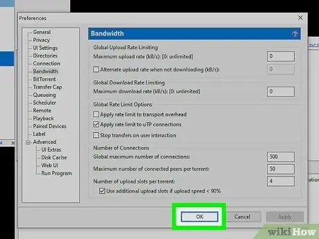 Jadikan uTorrent Lebih Cepat Langkah 35