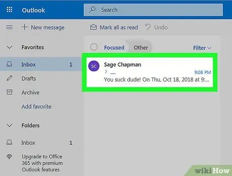 Outlook Mail -də Əlaqəni bloklayın Adım 16