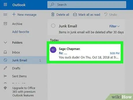 Blockera en kontakt på Outlook Mail Steg 19