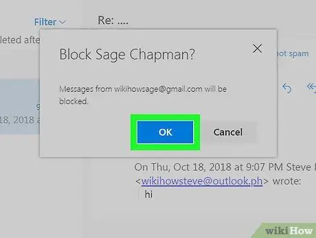 I-block ang isang Pakikipag-ugnay sa Outlook Mail Hakbang 21