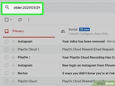 Paghahanap ayon sa Petsa sa Gmail Hakbang 3