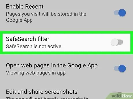 قم بإيقاف تشغيل Google Safesearch الخطوة 17