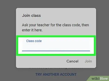 הירשם ל- Google Classroom שלב 9