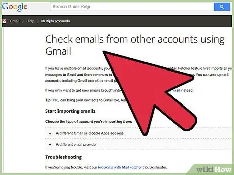 Switch from AOL to Gmail Step 4