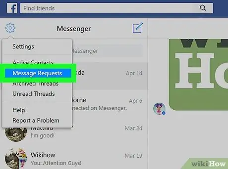 Tingnan ang Mga Mensahe mula sa Hindi - Mga Kaibigan sa Facebook Messenger sa isang PC o Mac Hakbang 4