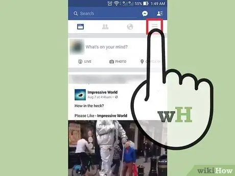 Verskyn as weg op Facebook Stap 11