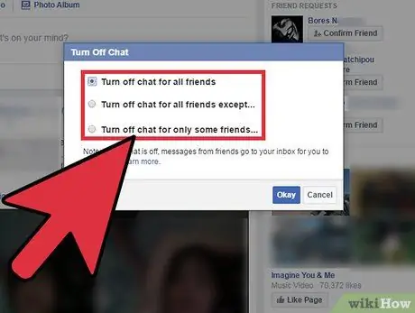 Appear As Away on Facebook Step 5