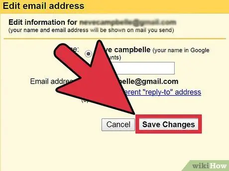 قم بتغيير اسمك على Gmail الخطوة 5