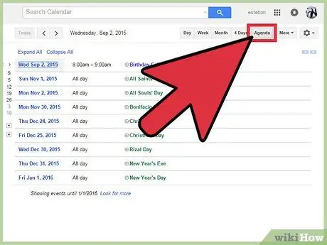 Gumamit ng Google Calendar Hakbang 3