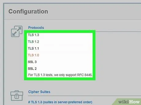 Überprüfen Sie das TLS