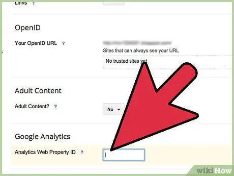 Adicione o Google Analytics ao Blogger Etapa 14