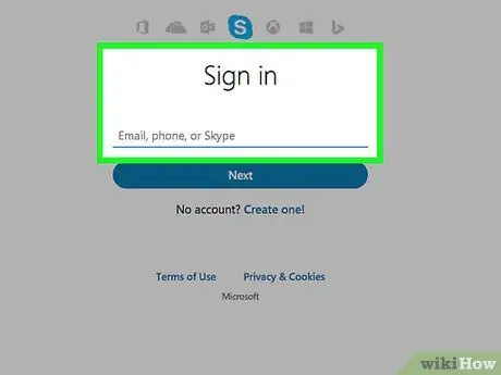 Eliminar una cuenta de Skype Paso 2