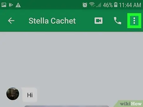 Ștergeți un mesaj în Google Hangouts Pasul 3