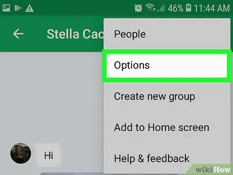 Suprimiu un missatge al pas 4 de Google Hangouts