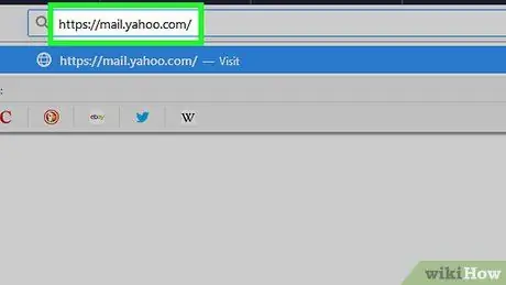 Supprimer Yahoo Email Étape 1