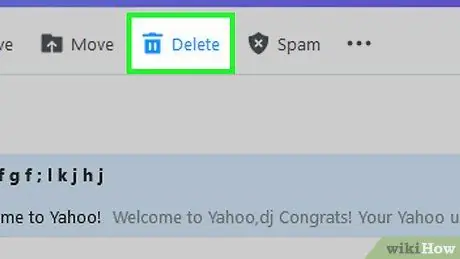 Excluir e-mail do Yahoo, etapa 4