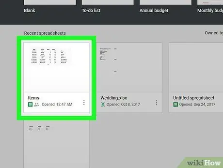 Zoeken in Google Spreadsheets op pc of Mac Stap 2