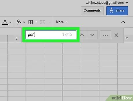 Maghanap sa Google Sheets sa PC o Mac Hakbang 4