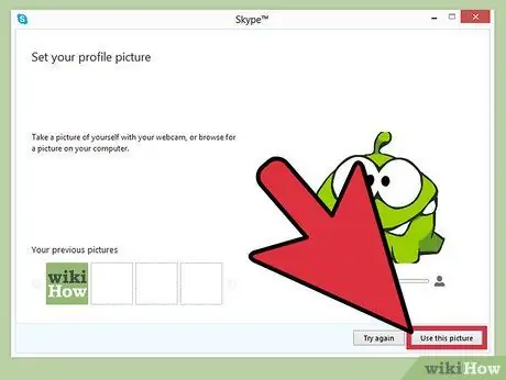 Muutke oma pilti Skype'is, samm 10