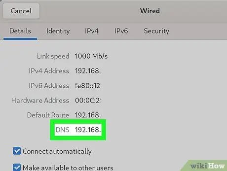 Verifique as configurações de DNS, etapa 38