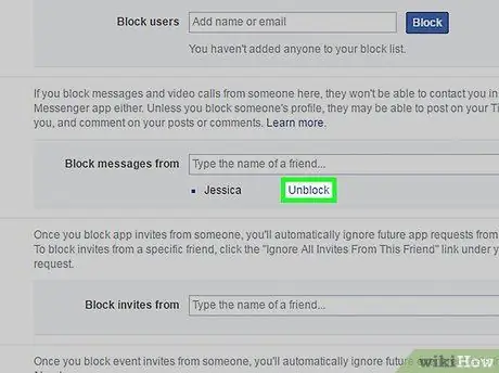 Unblock Qee Tus Neeg hauv Facebook Messenger Kauj Ruam 18