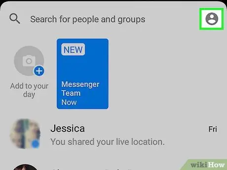 Deblokirajte nekoga na Facebook Messengeru Korak 8