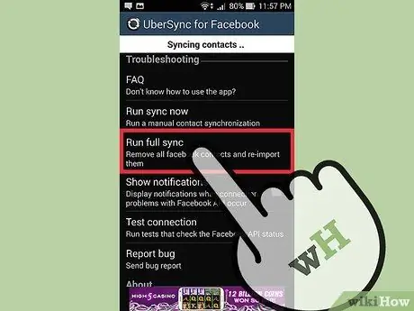 Sync Your Facebook Account with an Android Device Step 12