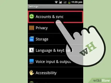 Sync Your Facebook Account with an Android Device Step 2