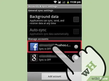 Sync Your Facebook Account with an Android Device Step 4