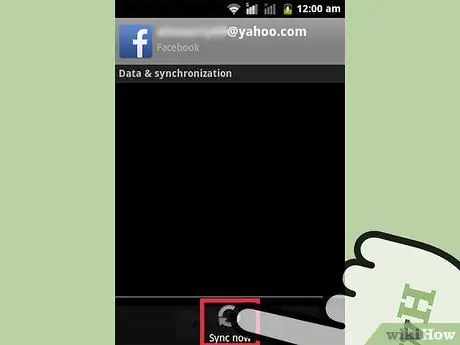 Sync Your Facebook Account with an Android Device Step 5