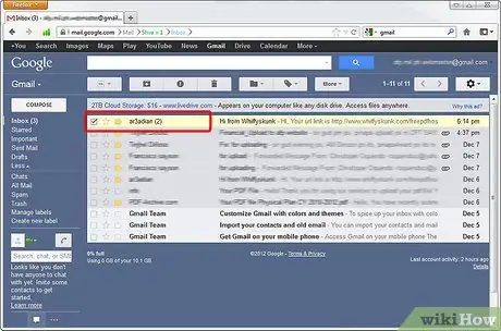 Gmail -де жіберушілерді блоктау 1 -қадам