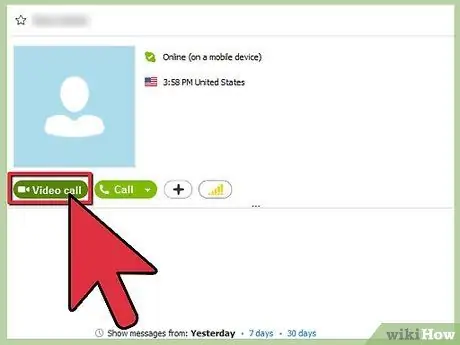 Video Chat on Skype Step 4