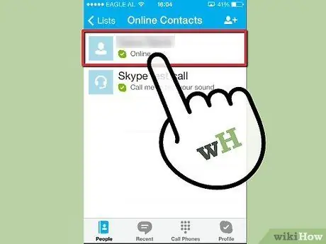 Sembang Video di Skype Langkah 7