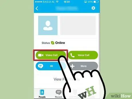 Sembang Video di Skype Langkah 8