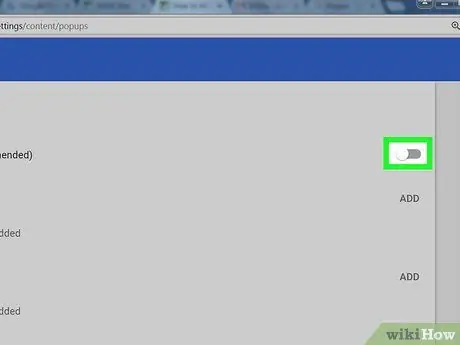 Payagan ang mga Pop up sa Google Chrome Hakbang 14